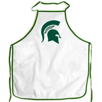 Wholesale-Michigan State Spartans Barbeque Aprons - white