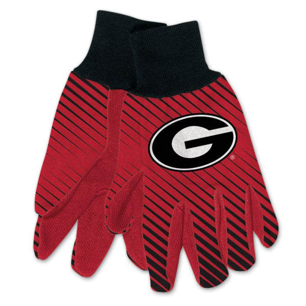 Wholesale-Georgia Bulldogs Adult Two Tone Gloves
