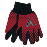 Arizona Diamondbacks Adult Two Tone Gloves