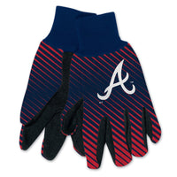 Atlanta Braves Adult Two Tone Gloves
