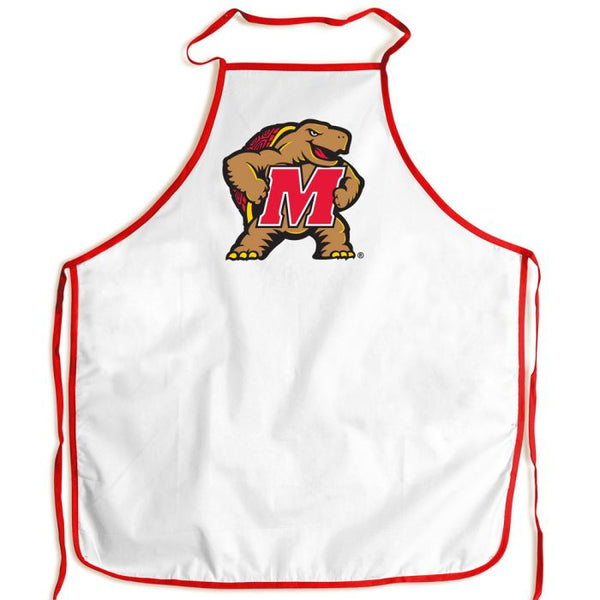 Wholesale-Maryland Terrapins Barbeque Aprons - white