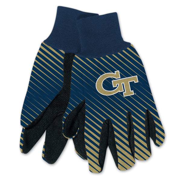 Georgia Tech Yellow Jackets Adult Two Tone Gloves