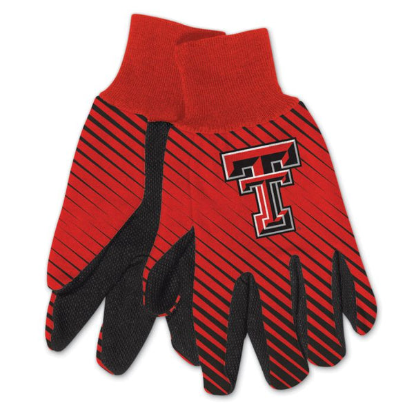 Wholesale-Texas Tech Red Raiders Adult Two Tone Gloves