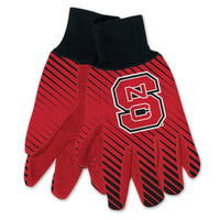 NC State Wolfpack Adult Two Tone Gloves