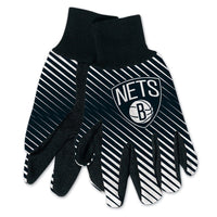 Brooklyn Nets Adult Two Tone Gloves