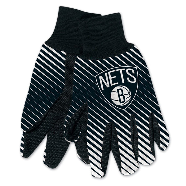 Brooklyn Nets Adult Two Tone Gloves