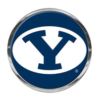 Brigham Young Cougars Chrome Metal Domed Emblem