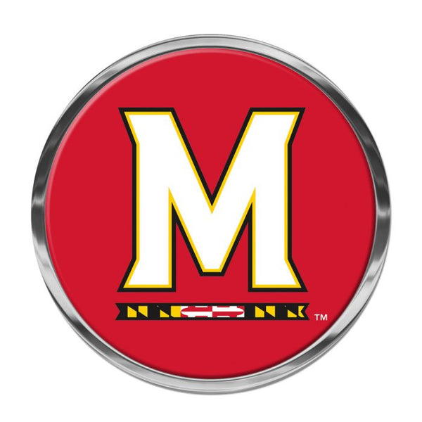 Wholesale-Maryland Terrapins Chrome Metal Domed Emblem