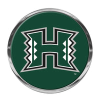 Hawaii Warriors Chrome Metal Domed Emblem