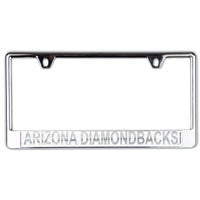 Arizona Diamondbacks FROST Lic Plate Frame B/O Printed