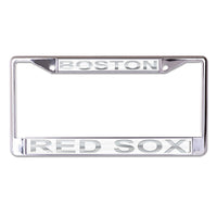 Boston Red Sox FROST Lic Plt Frame S/L Printed