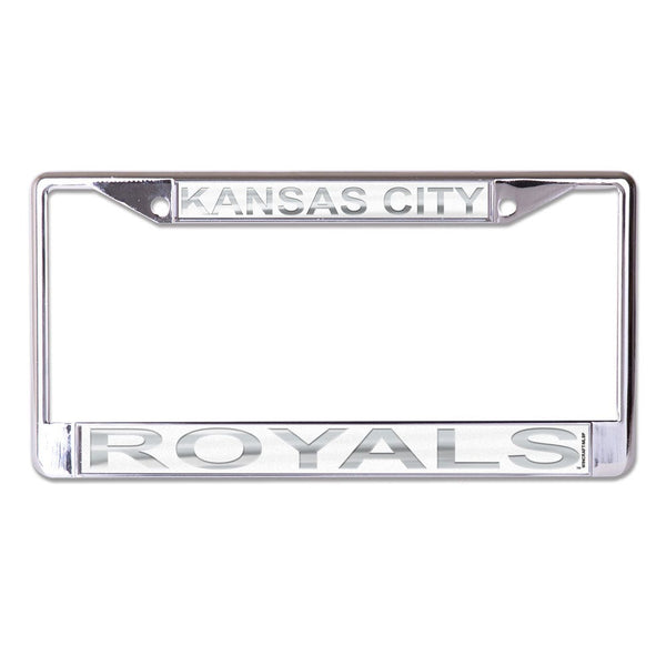 Kansas City Royals FROST Lic Plt Frame S/L Printed
