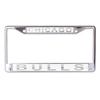 Chicago Bulls FROST Lic Plt Frame S/L Printed