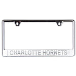 Charlotte Hornets FROST Lic Plate Frame B/O Printed
