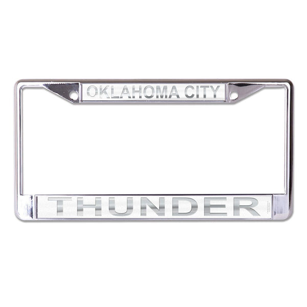 Oklahoma City Thunder FROST Lic Plt Frame S/L Printed