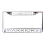 Golden State Warriors FROST Lic Plt Frame S/L Printed