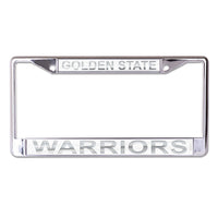 Golden State Warriors FROST Lic Plt Frame S/L Printed