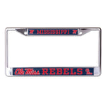 Wholesale-Ole Miss Rebels MEGA Lic Plt Frame S/L Printed