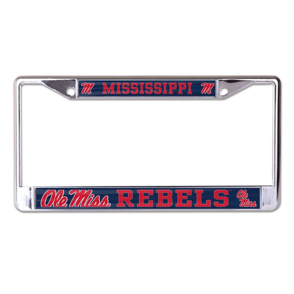 Wholesale-Ole Miss Rebels MEGA Lic Plt Frame S/L Printed