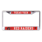 Wholesale-Texas Tech Red Raiders MEGA Lic Plt Frame S/L Printed