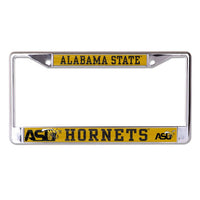 Wholesale-Alabama State Hornets MEGA Lic Plt Frame S/L Printed