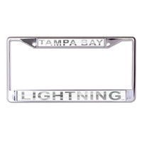Tampa Bay Lightning FROST Lic Plt Frame S/L Printed