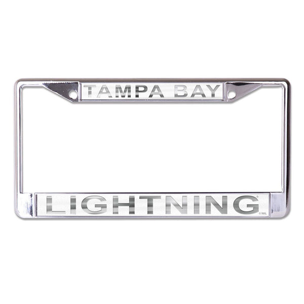 Tampa Bay Lightning FROST Lic Plt Frame S/L Printed