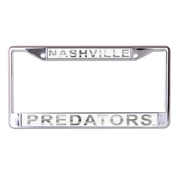 Nashville Predators FROST Lic Plt Frame S/L Printed