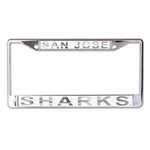 San Jose Sharks FROST Lic Plt Frame S/L Printed