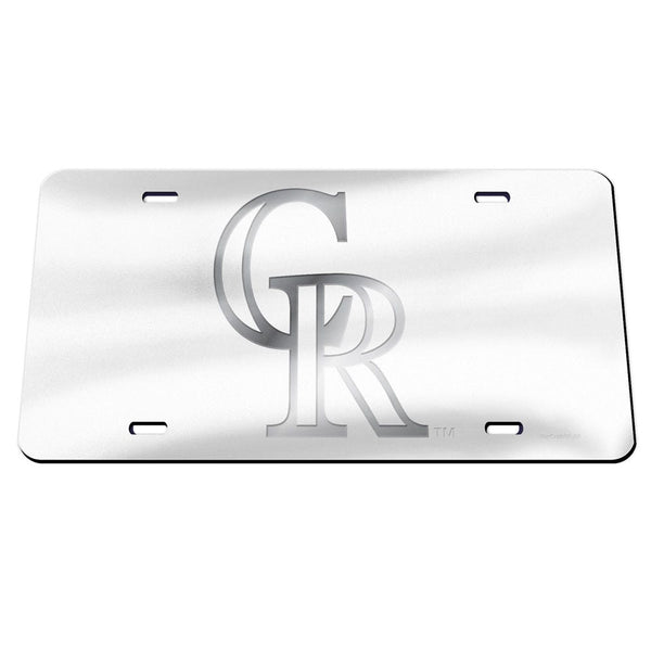 Colorado Rockies FROST Specialty Acrylic License Plate