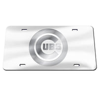 Chicago Cubs FROST Specialty Acrylic License Plate
