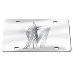 Miami Marlins FROST Specialty Acrylic License Plate