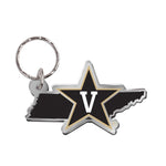 Wholesale-Vanderbilt Commodores Keychain Freeform