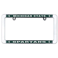 Wholesale-Michigan State Spartans Lic Plt Frame Metal Thin Rim Value