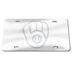Milwaukee Brewers FROST Acrylic Classic License Plates