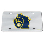 Milwaukee Brewers Specialty Acrylic License Plate