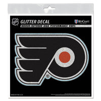 Philadelphia Flyers Decal Glitter 6" x 6"