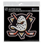 Anaheim Ducks Decal Glitter 6" x 6"