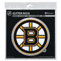 Boston Bruins Decal Glitter 6" x 6"