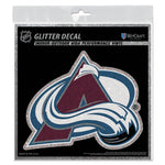 Colorado Avalanche Decal Glitter 6" x 6"