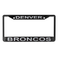 Denver Broncos Lic Plt Frame S/L Printed