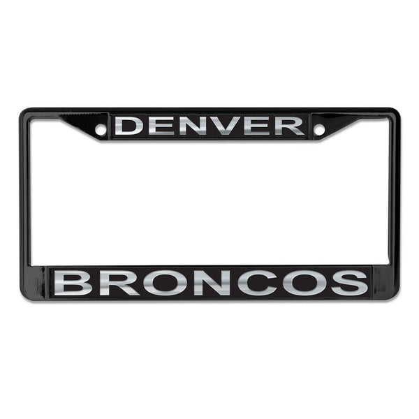 Denver Broncos Lic Plt Frame S/L Printed