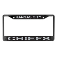 Kansas City Chiefs Lic Plt Frame S/L Printed
