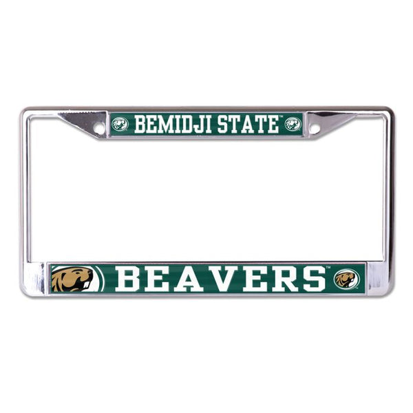 Wholesale-Bemidji State Beavers Lic Plt Frame S/L Printed