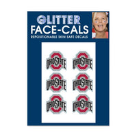 Wholesale-Ohio State Buckeyes Glitter Tattoo 6 Pack