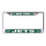 New York Jets Lic Plt Frame S/L Printed