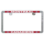 Montreal Canadiens Metal Lic. Plate Frame Slim