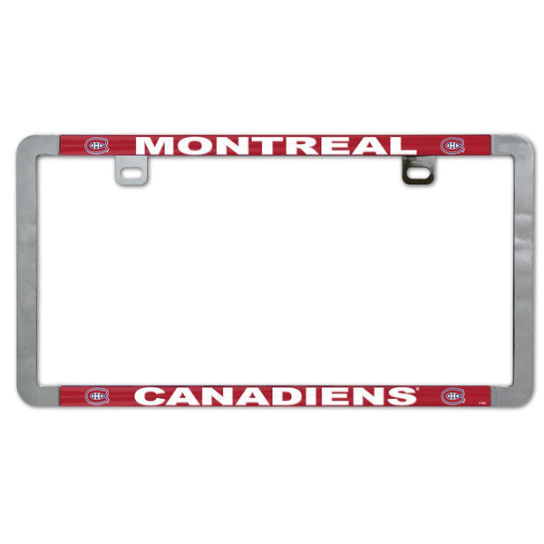 Montreal Canadiens Metal Lic. Plate Frame Slim