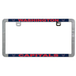 Washington Capitals Metal Lic. Plate Frame Slim
