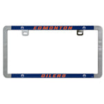 Edmonton Oilers Metal Lic. Plate Frame Slim